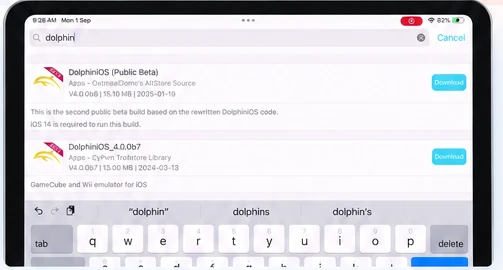 ESign app listing showing publisher, version and package information