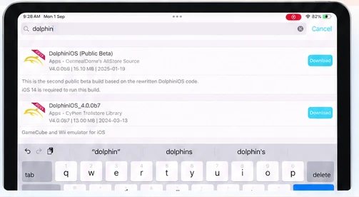 ESign source search results with package release information